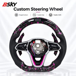 Volante de Cuero y Fibra de Carbono Forjado de Alta Calidad, Edición Limitada y Personalizada, Apto para Volkswagen Polo, Passat, Jetta, Golf - Product Image 5