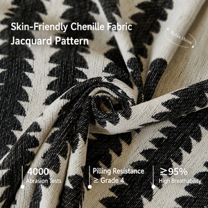 Housse de canapé complète en chenille, toutes saisons, universelle, antidérapante, anti-griffures de chat, motif géométrique, serviette de protection pour coussin de canapé, décoration intérieure - Product Image 5