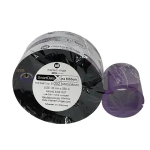 Markem-imaje smartdate tto Ribbon bản gốc 33 mm x 550 m bên ngoài mực đen 813521055033bkacm imaje 3521 ttr 813521055033bk