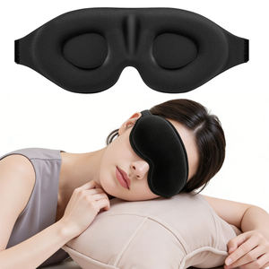Masque de sommeil réutilisable, bandeau de nuit, masque pour les yeux sans pression pour les voyages en avion en plein air, soulage la fatigue, masque de sommeil - Product Image 1