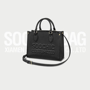 OEM-bolsos pequeños de cuero con relieve para mujer y mujer, bolsas de mano con logotipo personalizado de lujo, <span class=keywords><strong>ONTHEGO</strong></span> PM - Product Image 1