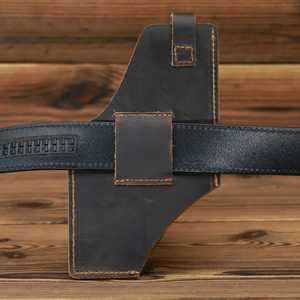 Genuine Leather Case Classic Cell Belt <b>Mens</b> Phone Holster Waist <b>Pouch</b> for Gifts - Product Image 2