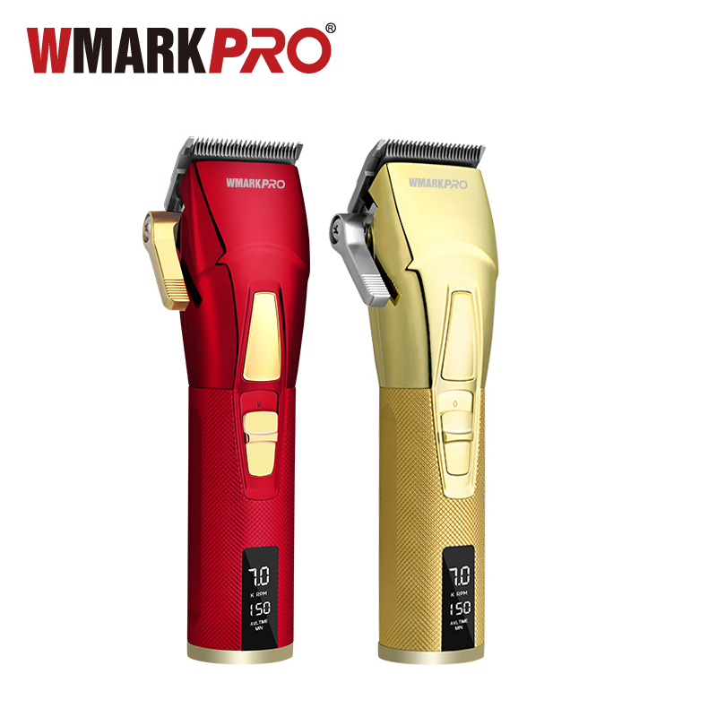 WMARK WMARKPRO RTS аккумуляторная электрическая машинка для стрижки волос, профессиональный триммер для волос, Беспроводная Машинка для стрижки волос для парикмахера