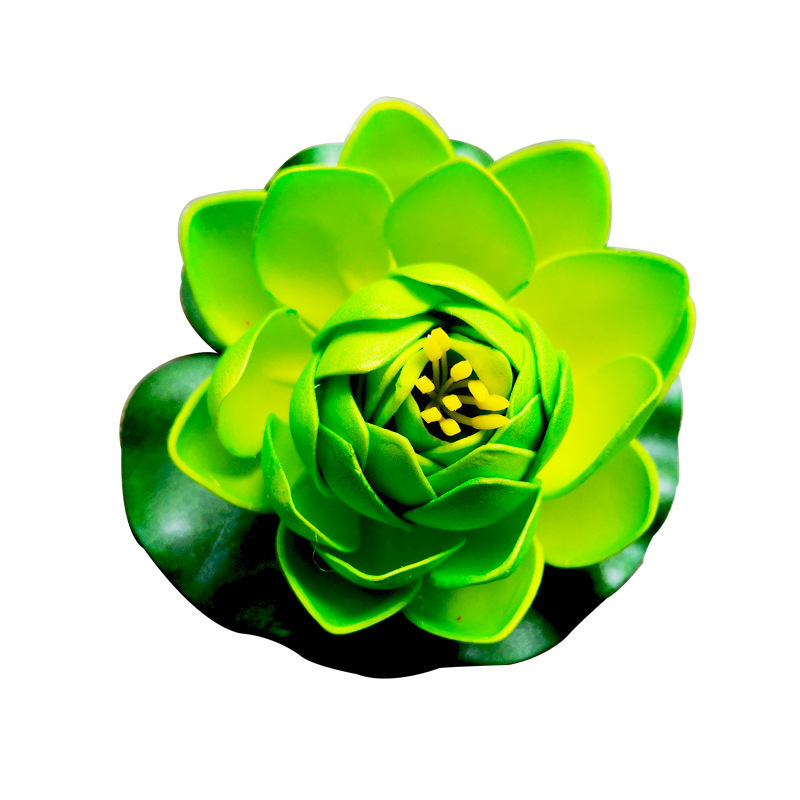 10cm half open green