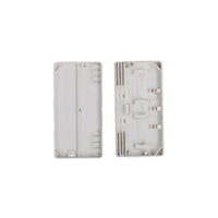 Boîtier de terminaison en fibre optique ABS, boîte de rangement de câbles ronds de bureau avec adaptateur SC APC, boîte de protection de fibre FTTH intérieure