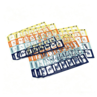 Autocollant transparent pour contenants de médicaments, autocollant auto-adhésif imperméable pour l'emballage des produits de santé et de bien-être