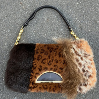 Sac à main pour femme de grande taille, imprimé léopard personnalisé, style vintage Y2k, cuir PU de luxe, impression numérique, design de créateur