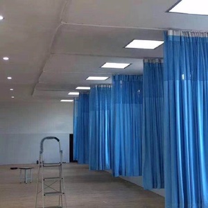China supplier medical partition curtains porcelain fabric hospital disposable curtains in <span class=keywords><strong>the</strong></span> emergency room - Product Image 1