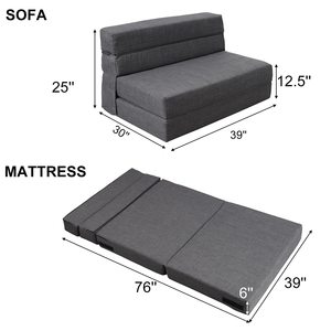Bọt Vải Futons Và Ghế Nhỏ Giá Rẻ Sofa Cama Nệm Hiện Đại Gấp <span class=keywords><strong>Futon</strong></span> Ghế Sofa Giường Ngủ Chuyển Đổi Đồ Nội Thất - Product Image 3