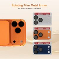 Nouveau film de protection mat rotatif avec filtre Eagle Eye et lentille intégrée pour iPhone 17 18 Pro Max, dureté 9H, haute transparence, revêtement AR