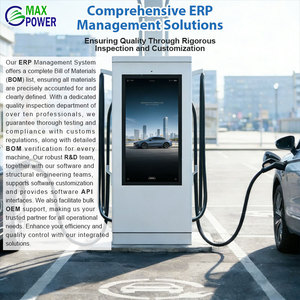 Borne de recharge rapide pour véhicules électriques, double pistolet, montage au sol, IP54, GBT CCS2, 120 kW - Product Image 2