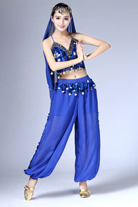 Ecowalson 3 piezas trajes de <span class=keywords><strong>danza</strong></span> del vientre para adultos conjunto de <span class=keywords><strong>danza</strong></span> <span class=keywords><strong>Oriental</strong></span> mujeres India <span class=keywords><strong>ropa</strong></span> de <span class=keywords><strong>danza</strong></span> del vientre traje de actuación - Product Image 4
