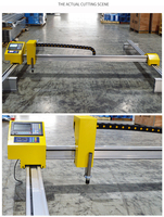 Portique léger cnc plasma 160 A IGBT 200 A HD 300 A 400 HD qualité Cut 45 50 mm acier