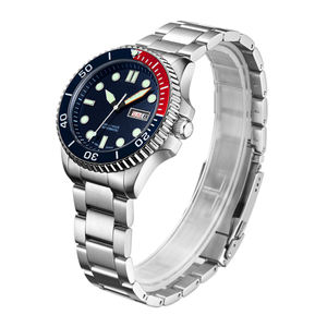 Reloj de pulsera para hombre de marca de acero inoxidable 316L, reloj de buceo con movimiento mecánico de esqueleto importado U2994 - Product Image 4