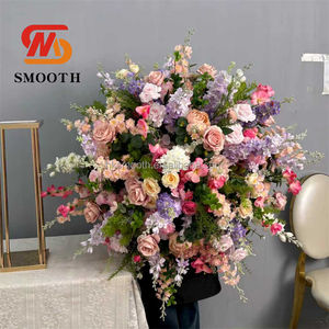 Centro de Mesa Decorativo para Fiestas y Bodas, Bola de Flores de Rosa Hecha a Mano, Bola de Flores Artificiales de Seda - Product Image 2