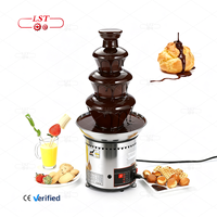 Nouvelle Fontaine à Chocolat Commerciale Personnalisable LST, Machine à Gouttes de Chocolat Liquide en Acier Inoxydable 304, Alimentation par Prise/Batterie