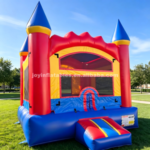Château gonflable en PVC de qualité supérieure avec mur de protection en filet pour les locations de châteaux gonflables pour événements de carnaval en plein air - Product Image 2