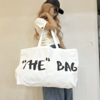 Bolsa de Lona Promocional, Bolsa de Viaje Grande, Diseño Personalizado, Logotipo Personalizado, Impresión Personalizada, Bolsa de Lona Resistente para Compras y Playa, Venta al Por Mayor