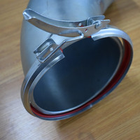 Anneau de fermeture rapide pour conduit rond de 150 mm avec levier de serrage