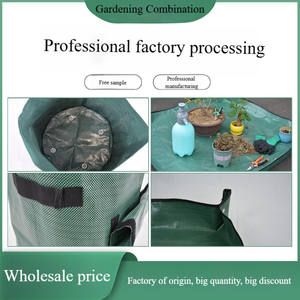 Sacs de culture en tissu PE pour jardin, sacs de culture pour légumes avec aération à rabat, pots en feutre pour pommes de terre - Product Image 3