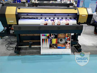 Automático 1,6 M I3200 XP600 industrial digital Flex Banner gran formato Eco solvente impresora 6 pies vinilo pegatina impresión Plotter