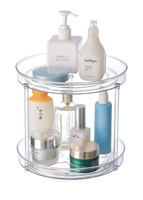 Offres Spéciales d'usine multi couches cuisine étagère à épices acrylique Lazy Susan organisateur de stockage avec séparateurs, stockage pour le maquillage