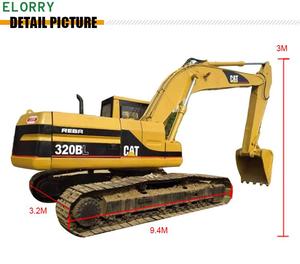 Excavadora Hidráulica Usada CAT 320BL, Miniexcavadora Caterpillar 320 con Orugas, Retroexcavadora de 1.15CMB para Obras de Construcción - Product Image 2