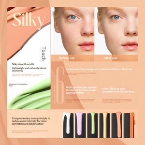 Fondotinta Liquido DEROL Correttore Colore Naturale Coprente Correttore Tono della Pelle Leggero Idratante Trucco Nude Colorato Unisex - Product Image 2