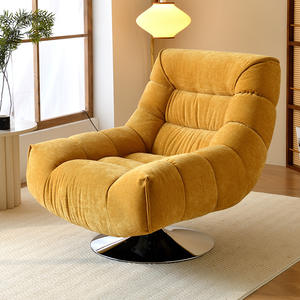 Sillón individual moderno, sillón reclinable giratorio para sala de estar, oficina en casa, relajación, diseño minimalista cómodo - Product Image 5