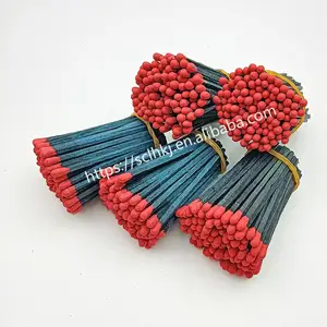High Quality Customized Black and Red Head Match Sticks Wooden Matches for Home Hotel Factory Wholesale