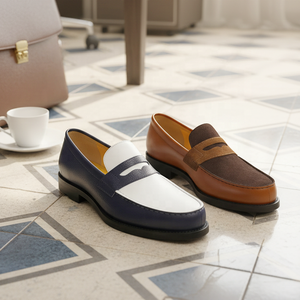 รองเท้าโลฟเฟอร์ผู้ชายสำหรับงานแต่งงาน รองเท้าแบบสวม รองเท้าสำหรับชุดทักซิโด้ผู้ชาย - Product Image 3