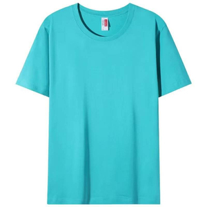 Camiseta Personalizada al por Mayor, OEM, <span class=keywords><strong>Cuello</strong></span> Redondo Unisex, Impresión Digital, Manga Corta, Logotipo Personalizable, Algodón Grueso de Alta Calidad - Product Image 2