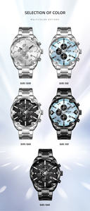 นาฬิกาควอตซ์ SKMEI 9387 สำหรับผู้ชาย กันน้ำ 30 เมตร พร้อมฟังก์ชันวันที่ โครโนกราฟ ทนทานต่อแรงกระแทก - Product Image 5