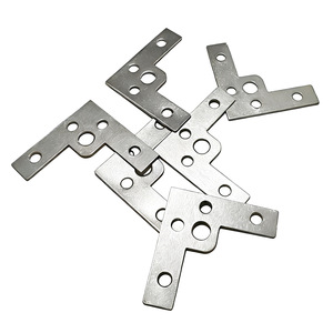 Support d'angle en forme de L en acier inoxydable, 40x20x10mm, pièce de fixation à cinq trous à angle droit pour l'assemblage de cadre - Product Image 3