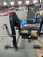 Machine de musculation professionnelle SK à double fonction (extension et flexion des jambes), à charge par plaques, pour quadriceps et ischio-jambiers, certifiée CE