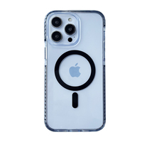 Nouvel arrivage coque de téléphone transparente en acrylique transparent pour iphone 15 plus coque de téléphone de charge sans fil magnétique pour iphone 16 pro max
