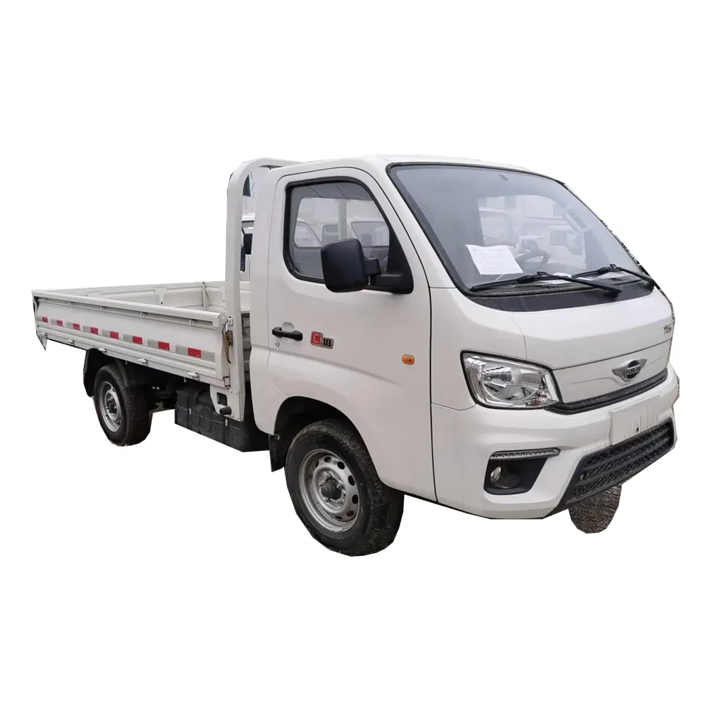 Truk diesel transmisi manual transportasi kargo/pembuang kecil FOTON 6 roda 3 ton harga rendah