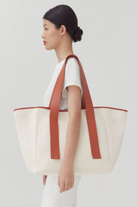 Grand sac fourre-tout en toile pour Shopping de plage, personnalisé, uni, pour femmes, nouvelle collection - Product Image 2