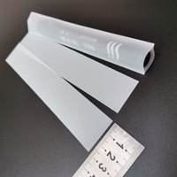 Sacs plats Jiuhong CPE blancs, longs et givrés, auto-adhésifs, pour l'emballage des brosses à dents, des articles de toilette, de la literie et de l'usage général.