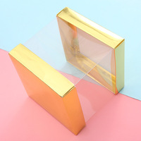 Factory Price Custom Logo Card Paper Cake Box 8x8x9cm/10x10x10cm Recyclable Clear Box