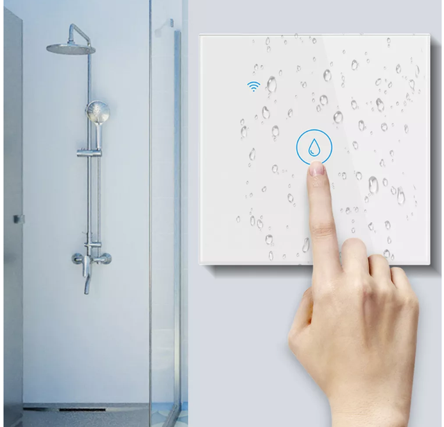 RSH Wifi Smart Boiler Switch Water Heater 20A Tuya EU/US/Brazil Standard App Control Timer Touch Switch Panel