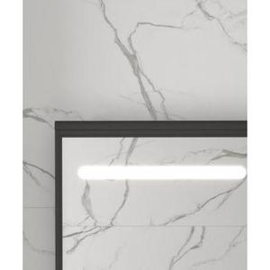 Mueble de Baño Colgante CR Gris de 100 cm con Espejo LED y Lavabo de Cerámica - Product Image 3
