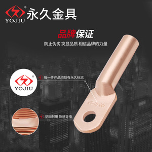 Yojiu Dt35 Copper <b>Terminal</b> Block Tinned Pure Copper Wire Lug For Cable Oil Sealing Permanent Power Fittings - Product Image 4