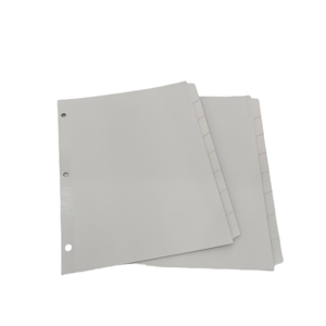 Nhà Máy Bán buôn giấy trắng Vòng chất kết dính thư Kích thước Loose-Leaf thay thế Core Index trang Chức năng chia cho nộp hồ sơ - Product Image 4