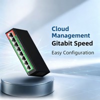 Switch Gigabit Ethernet Inteligente de 8 Puertos con Gestión Web, QoS, DHCP Snooping, Control Remoto por Aplicación y Gestión en la Nube