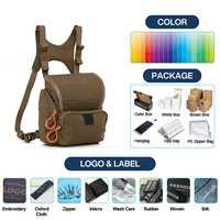 Mydays Harnais de poitrine compact et portable pour jumelles avec pochette pour télémètre, étui pour jumelles pour la chasse et le camping