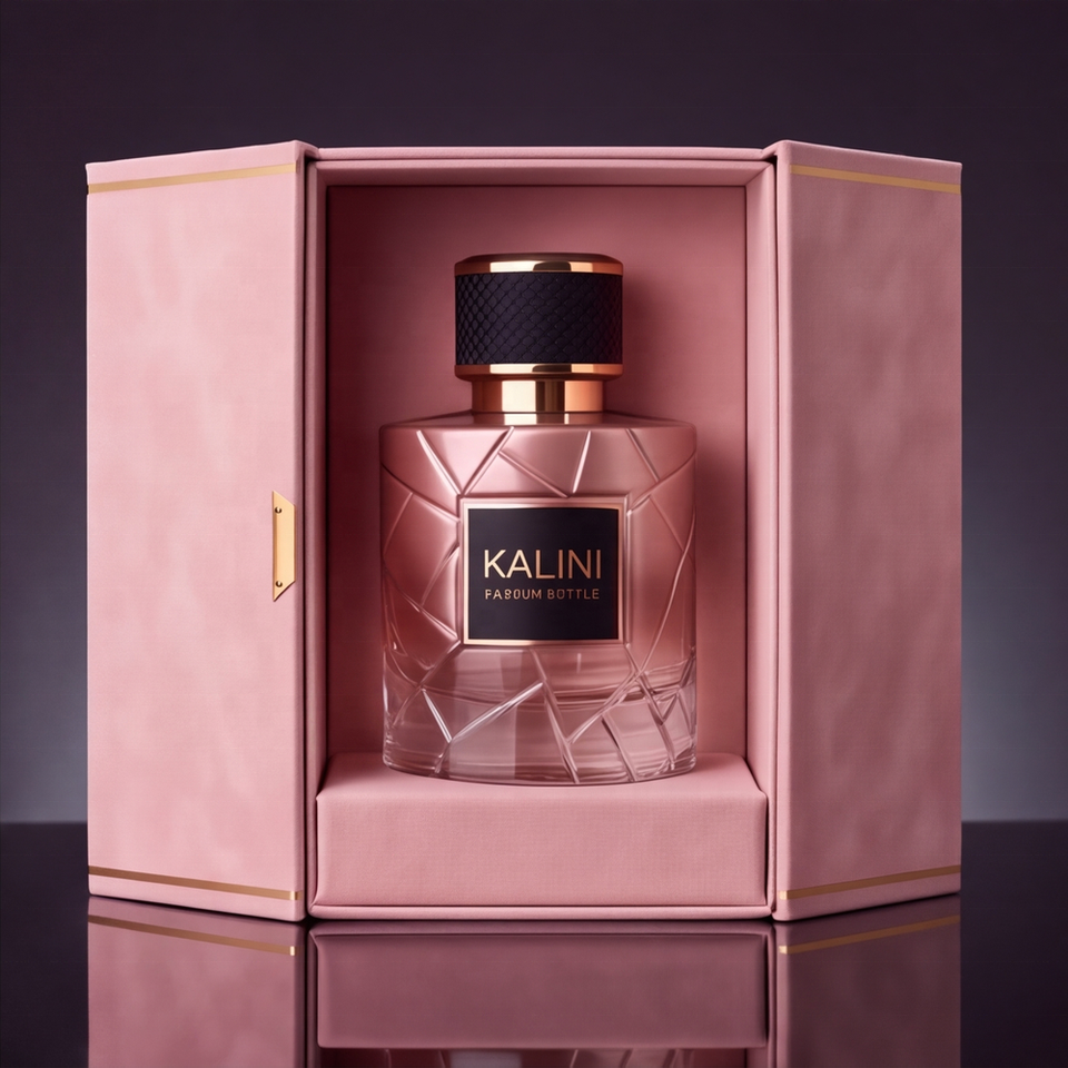 Bulk 50ml Empty Glass Cologne Container Stylish Perfume Bottle With Box ...
