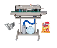 Machine de scellage verticale semi-automatique électrique KOEN DBF-1000A pour sacs en plastique avec dispositif de purge d'azote pour l'alimentation et les boissons