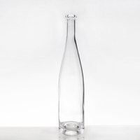 Handgefertigte Swing-Top Glasflasche 750ml 1000ml Runde Tulpenförmige Klare Leere Flasche für Wein- und Likör-Aufbewahrung