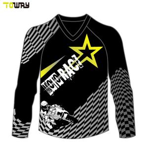 เสื้อเจอร์ซีย์มอเตอร์ครอสแบบเรียบ ปรับแต่งได้ ไซส์ใหญ่ ระบายอากาศได้ดี ผลิตจากโพลีเอสเตอร์ % โพลีเอสเตอร์ ขายส่งโดย BETHERIVAL - Product Image 5